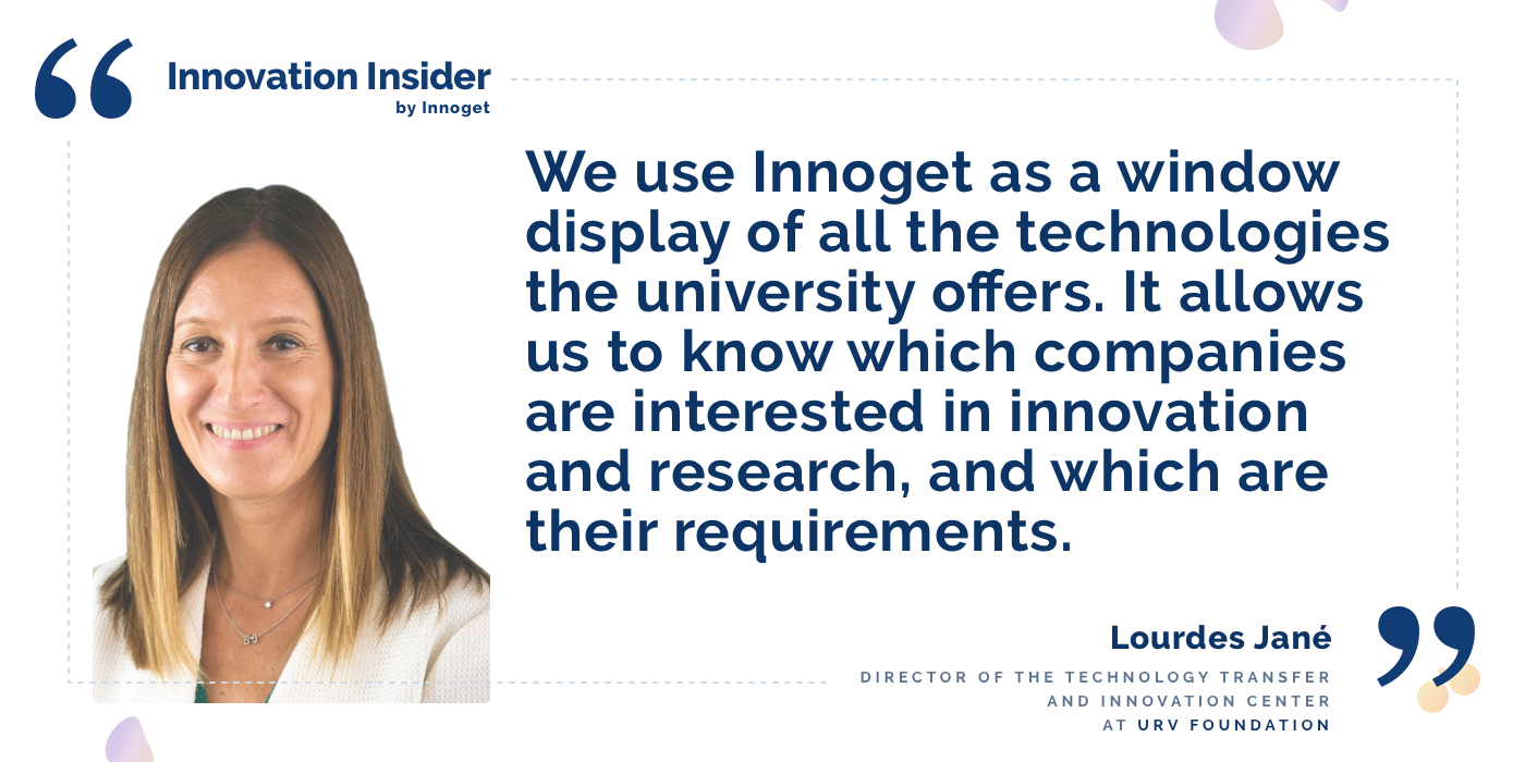 Innovation Insider: An interview with Lourdes Jané, Director of the Technology Transfer and Innovation Center at URV Foundation